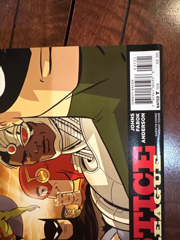 Justice League #37 Cooke Cover (2015)