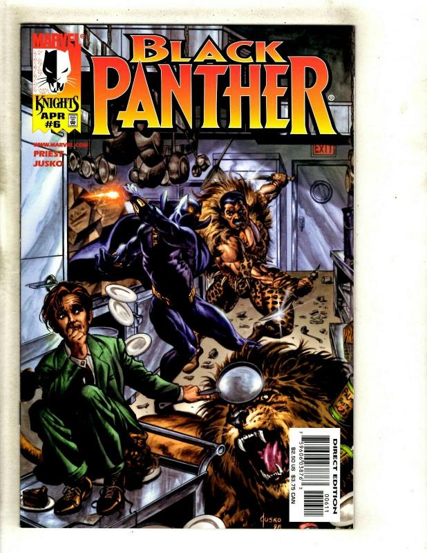 Lot Of 6 Black Panther Marvel Comic Books # 2 4 5 6 7 8 Wakanda GK2