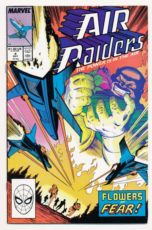 Air Raiders (1987 Marvel/Star Comics) #1-4 FN/VF