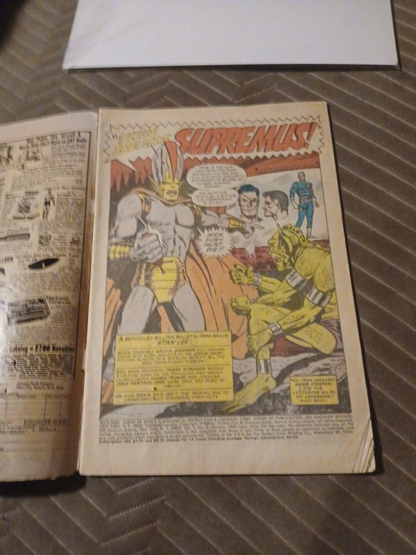NICK FURY AGENT OF SHIELD #8 Marvel Comics Silver Age JIMMY WOO TONY STARK 1969