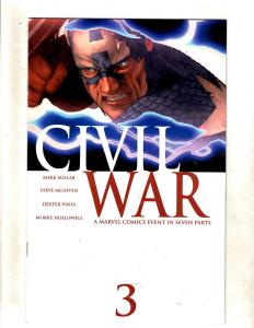 Civil War Complete Marvel Comics LTD Series # 1 2 3 4 5 6 7 1st Prints CJ13