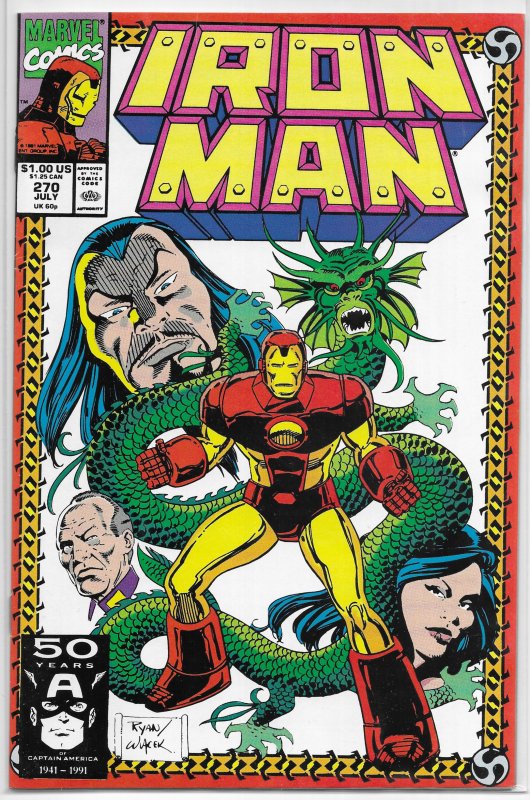 Iron Man   vol. 1  #270 VF/NM (Dragon Seed Saga 1)