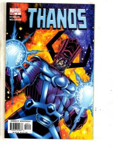 Lot Of 5 Thanos Marvel Comic Books # 2 3 4 5 6 Avengers Hulk Thor Iron Man MF10