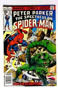 Spectacular Spider-Man #21 (1978) VF/NM Scorpion Marvel