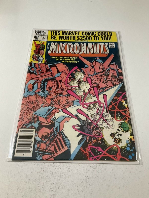 Micronauts 21 Nm- Near Mint- Marvel Comics