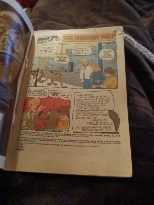 Scooby Doo where are you #15 bronze age 1972 Gold Key comics Whitman variant cvr