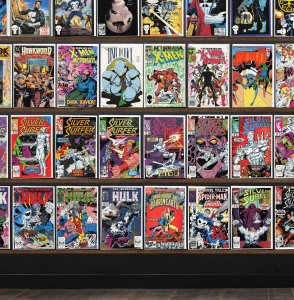 Huge Lot 150+ Comics with Silver Surfer, The Punisher, The Avengers & More!