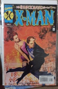 X-MAN # 67 2000 MARVEL DISNEY  AOA NATE GRAY  shockwave pt 1