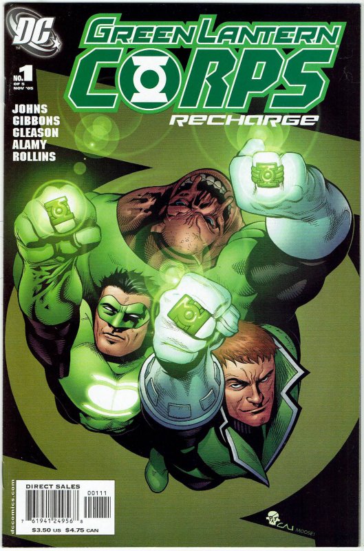 Green Lantern: Recharge #1 Geoff Johns 1st Vath Sarn NM
