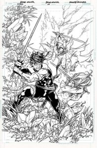 Titans #29 Cvr B Brad Walker Card Stock Var (dc K.o.) DC Comics Comic Book