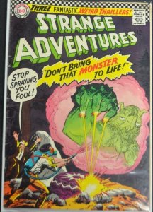 STRANGE ADVENTURES #188 - 1966 (4.5) DON'T BRING THAT MONSTER TO LIFE!