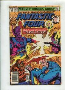 FANTASTIC FOUR #212 (8.0) GALACTUS, NEWSSTAND!! 1979
