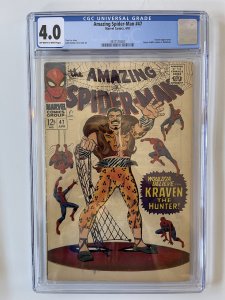 The Amazing Spider-Man #47 CGC 4.0 - Kraven the Hunter, Stan Lee (1967)