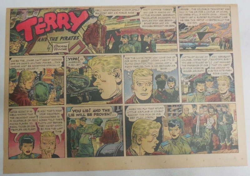 Terry Sunday by George Wunder from 11/11/1951 Size: 11 x 15 inches | Comic  Books - Modern Age