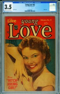 Young Love #42 cgc 3.5 1953- Photo cover-Jack Kirby 2044091001