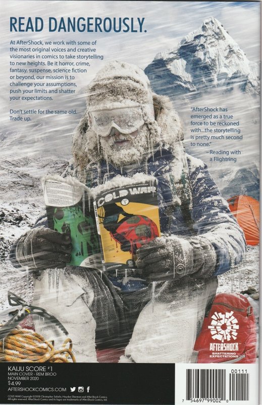 KAIJU SCORE # 1 (2020 AFTERSHOCK) FILM RIGHTS ACQUIRED BY SONY