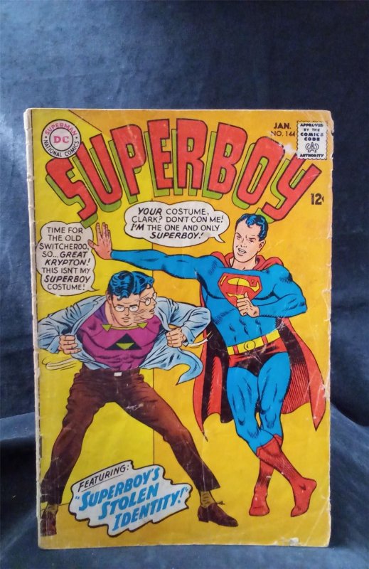 Superboy #144 1968 DC Comics Comic Book