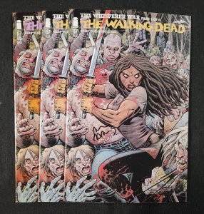 Walking Dead 3PC #157 - 1 Signed Art Adams, 1 Reg Cvr, 1 2nd Print (9.2ob) 2016