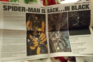 The Daily Bugle Newspaper  VG / Dark Tower Gunslinger Born Sketchbook NM