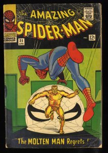 Amazing Spider-Man #35 VG 4.0 Meteor Man!
