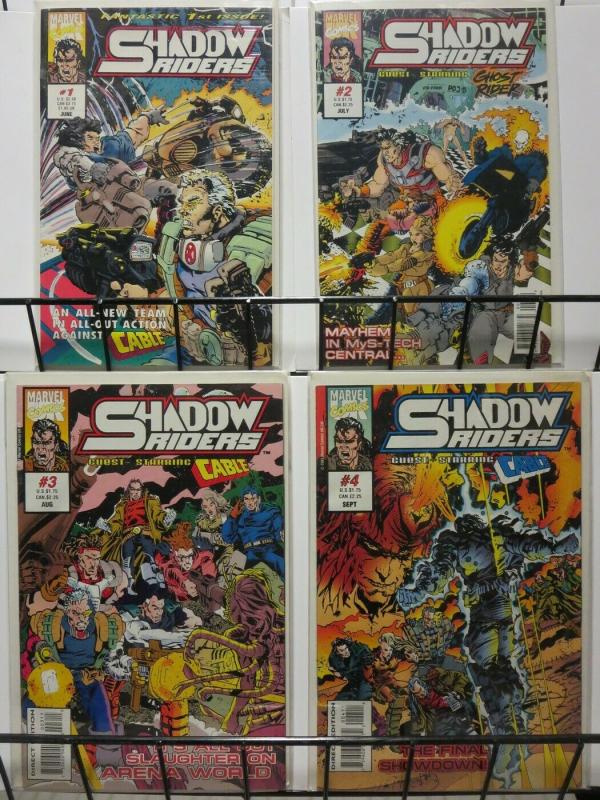SHADOW RIDERS (1993 MARVEL UK) 1-4, Cable, Ghost Rider