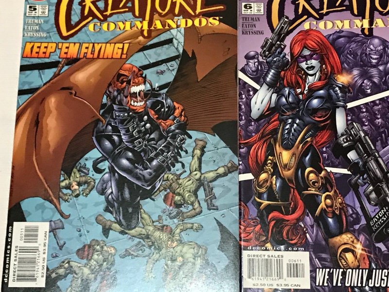 CREATURE COMMANDOS#1-8 NM LOT 2000  DC COMICS 