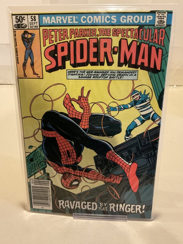 Spectacular Spider-Man #58  1981  VF