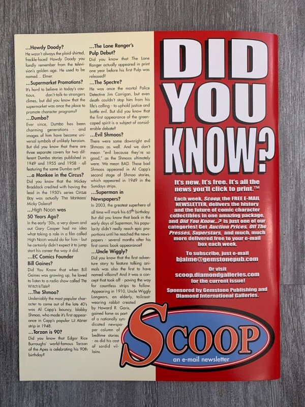 2003 COMIC BOOK MARKETPLACE Magazine #99 VF 8.0 Marvel Comics in 1965!!!