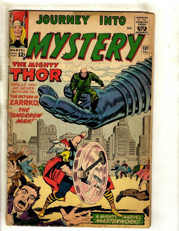 Journey Into Mystery # 101 GD Marvel Comic Book Feat. Thor Odin Sif Loki RS1