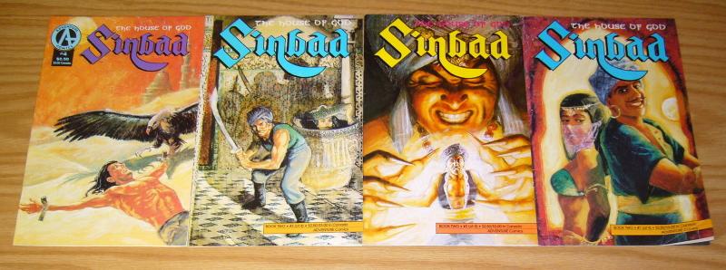 Sinbad II: the House of God #1-4 VF/NM complete series 1991 adventure comics 2 3