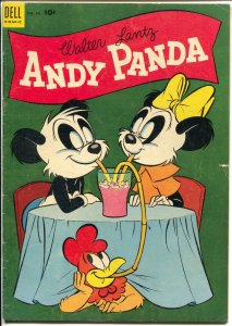 Andy Panda #32 1954-Dell-ice cream soda cover-early issue-VG