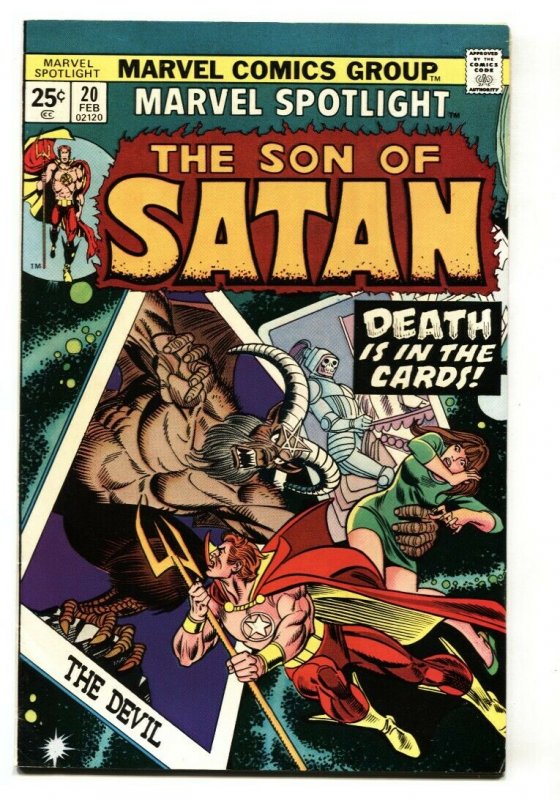 Marvel Spotlight #20 comic book-Marvel- Son of Satan 1975 