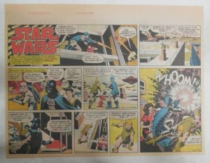 Star Wars Sunday Page #42 by Russ Manning from 12/23/1979 Large Half Page Size!