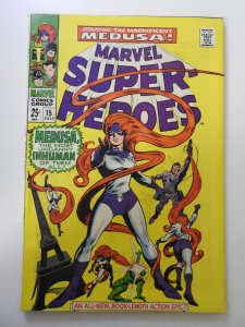 Marvel Super-Heroes #15 (1968) VG Condition moisture stain bc