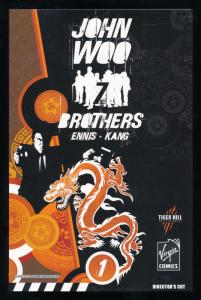 Virgin Comics, John Woo's 7 Brothers Volume 1 & 2 TPB ~ VF/NM (B21)