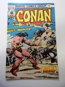 Conan the Barbarian #49 (1975) FN+ Cond indentations bc MVS Intact