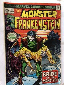 The Monster of Frankenstein #2, VG, classic