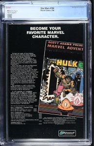 Star Wars #104 (3/86) Graded CGC 9.4