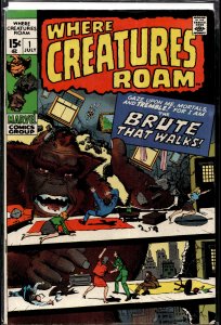 Where Creatures Roam #1 (1970) The Brute That Walks