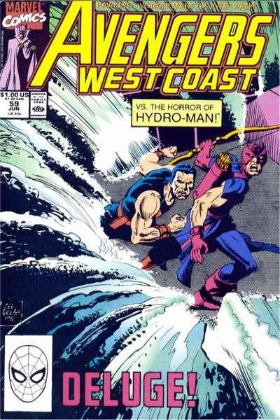 Avengers West Coast #59, NM- (Stock photo)