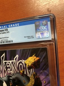 Venom # 35 (CGC 9.8) Bagley Variant Cover