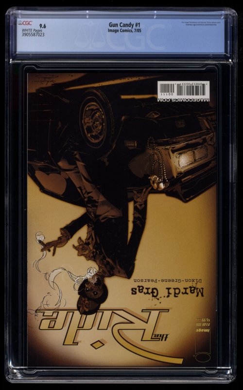 Gun Candy (2005) #1 CGC NM+ 9.6 White Pages