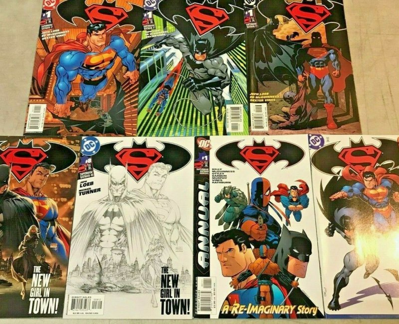 SUPERMAN BATMAN NM LOT OF 7 KEY ISSUES 2003 DC COMICS 