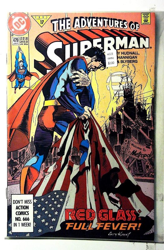 Adventures of Superman #479 (1991) DC Comics 1st Print Comic Book
