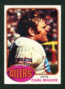 1976 Topps Carl Mauck #357 NM-MT  Houston Oilers