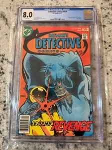 Detective Comics # 474 CGC Graded 8.0 DC Comic Book Deadshot JH25