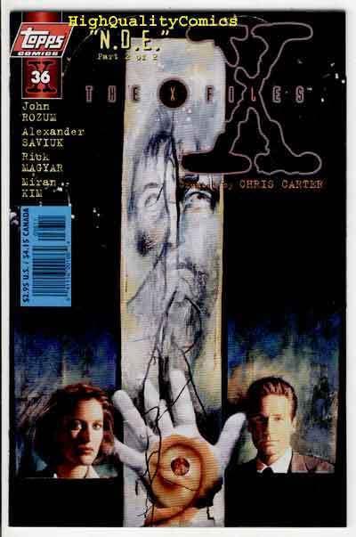 X-FILES #36, NM+, Dana Scully, 1st, Fox Mulder, Carter, 1995, more XF in store