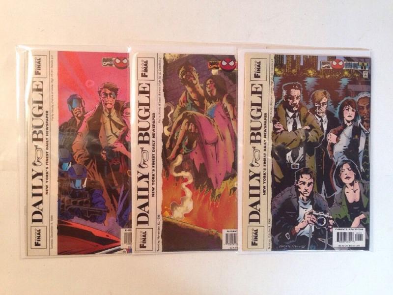 Daily Bugle 1-3 Complete Near Mint Lot Set Run