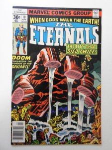 The Eternals #10 VG+ Condition centerfold detached bottom staple