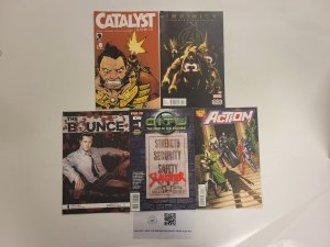 5 Comics #20 Infinity #8 Catalyst #8 Bounce #1 City #2 Codename Action 4 TJ26